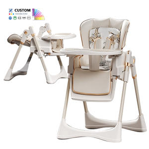 Seggiolone Pappa Portatile in Plastica OEM per Bambini, Regolabile in Altezza con Chiusura Facile e Ruote, per Neonati da 0 a 12 Mesi - Product Image 3