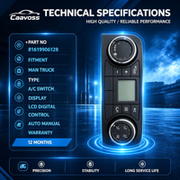 Interrupteur de climatisation de haute qualité 81619906128 pour camion MAN TGX TGS TGA, panneau de commande de climatisation, écran LCD