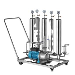 Boîtier de filtre à cartouche en acier inoxydable 304 pour la filtration de liquides, bière, vin, vodka, spiritueux, whisky, filtre portable et amovible - Product Image 1