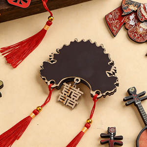 Imán de Refrigerador con Diseño de Corona de Fénix de la Ópera de Pekín, Estilo Chino, Recuerdo Cultural, Venta al Por Mayor - Product Image 5