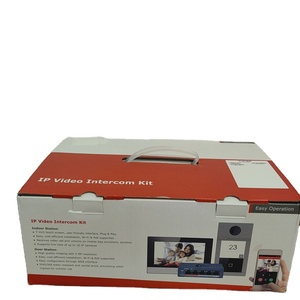 DS-KIS603-P(B) em estoque Hik IP Video <span class=keywords><strong>Intercom</strong></span> Kit para Villa ou Casa - Product Image 1