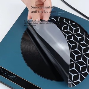 Tapis de protection pour <span class=keywords><strong>cuisinière</strong></span> à gaz et plaque à <span class=keywords><strong>induction</strong></span>, résistant aux hautes températures, anti-salissures, anti-graisse, en silicone et fibre de verre (silpat) - Product Image 4