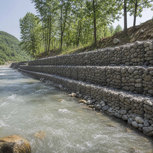 Panier <span class=keywords><strong>gabion</strong></span> galvanisé en treillis métallique hexagonal pour mur de soutènement et cage à pierres anti-érosion - Product Image 3
