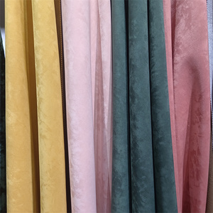 China Factory Price High Quality Super Soft Polyester Microfiber Suede <strong>Sofa</strong> <strong>Fabric</strong> Upholstery <strong>Fabric</strong> - Product Image 3