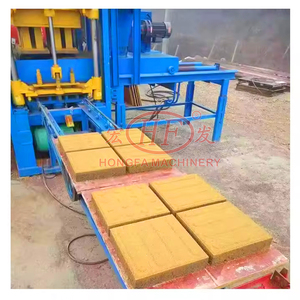 Matériaux de construction automatiques en ciment Hallow Bocks Fabrication de briques Pavé en béton Moule Machine de fabrication de carreaux - Product Image 2