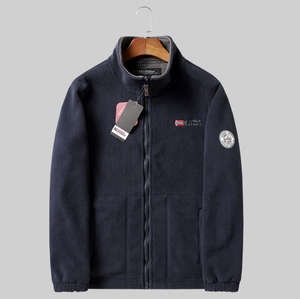 Chaqueta de Forro Polar para Hombre, Invierno, con Bolsillos, Color Sólido, Casual, Resistente al Frío, Gruesa y Cálida, Tallas Grandes - Product Image 5