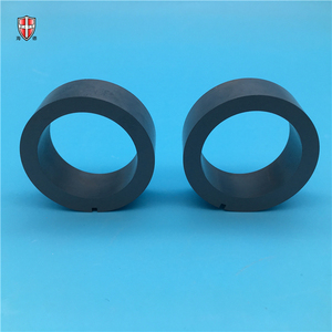 Высокая твердость RS <span class=keywords><strong>SiC</strong></span> карбида кремния керамический кольцевой цилиндр - Product Image 2