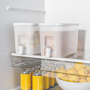 Pichet à thé floral d'été pour la maison avec robinet, grande capacité, distributeur de boissons en plastique pour réfrigérateur, idéal pour le dropshipping Shopify - Product Image 5