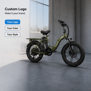 Bicicleta Eléctrica de 750W 48V 50Ah Resistente a Pinchazos, con Logotipo Personalizado, Bicicleta Eléctrica de Carga de 20 Pulgadas, Suministro del Fabricante - Product Image 1