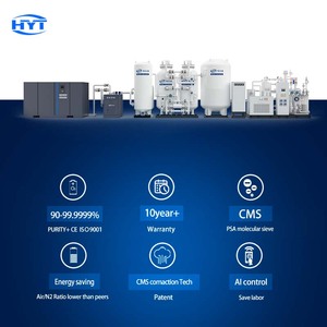 Planta generadora de nitrógeno de alta pureza Máquina generadora de nitrógeno automática para envasado de alimentos - Product Image 2