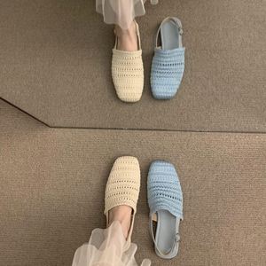 Elegantes Sandalias Espadrille de Punta Cerrada y Una Sola Tira para Mujer, Calzado Casual de Verano a la Moda - Product Image 1