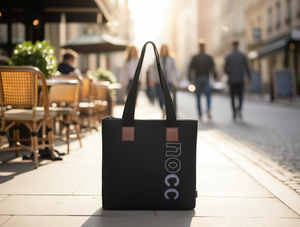 Borsa a tracolla in tela tinta unita con chiusura a cerniera, borsa per la spesa per tutte le stagioni - Product Image 2