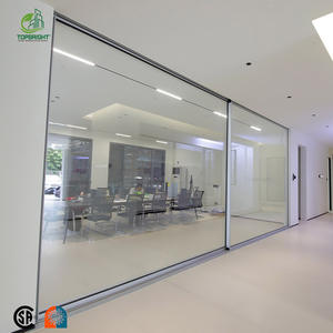 Top밝은 현대 지능형 전기 슬라이딩 유리 파티션 도어 단열 사무실 상업용 5 년 보증 - Product Image 4