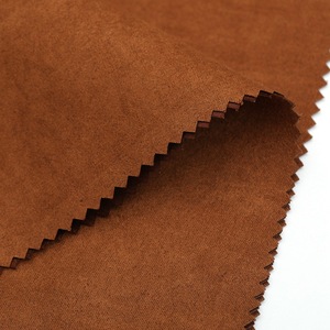 Bán Buôn Polyester Căng Da Lộn Vải/Đôi Phải Đối Mặt Với Da Lộn Cho Hàng May Mặc - Product Image 6