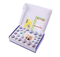 Prix d'usine oem vente en gros dispositif de ventouses sous vide hijama tasses thérapie par ventouses masseur 24 ventouses en chinois