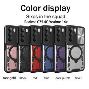 Funda de <span class=keywords><strong>carga</strong></span> inalámbrica magnética de armadura de lujo para <span class=keywords><strong>Realme</strong></span> P3 <span class=keywords><strong>Pro</strong></span> GT 6T C75 C67 C65 C61 C55 C53 C21Y C21 C33 cubierta de protección de lente - Product Image 4