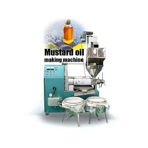 Small semi auto screw palm olive screw oil extruder oil press for kenya