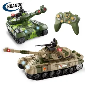 Infrared Ray Battle Rc Tank Toys 1:18 2.4GHz Remote Control Shooting Tank Model with Lights&Sounds