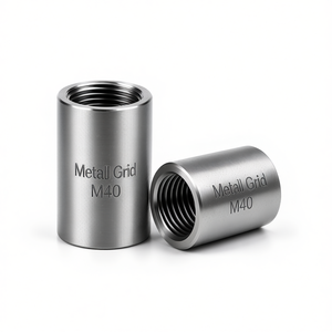 Acoplador Mecánico Profesional M40 para Unión de Barras de Acero Roscadas y Construcción de Hormigón Armado - Product Image 2
