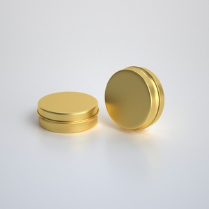 30ml Mini Round Color Flip Lid Cosmetic Cream Food Tea <b>Coffee</b> Packaging Metal Tins Aluminum Jar - Product Image 5