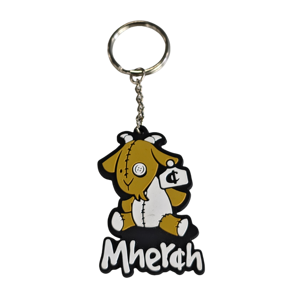 Design 2024 New OEM Custom 2D Design Letter Shape Keyring Plastic Pvc Rubber logo <b>Key</b> <b>Chain</b> Silicone Keychain - Product Image 2