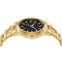 Montre à quartz pour femmes en acier inoxydable avec étoile et diamants écrasés luxe lumineux mode senior
