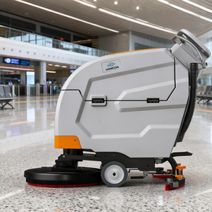 HANGCHA Custom Automatic <b>Walk</b> Behind Industrial Floor Cleaning Scrubber <b>Machine</b> with CE - Product Image 1