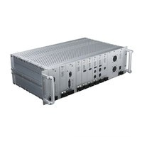 Boîtier de contrôle en aluminium extrudé 3U 19 pouces, cage de cartes, support arrière I/O, alimentation, couvercles amovibles, boîtier télécom enfichable IP54