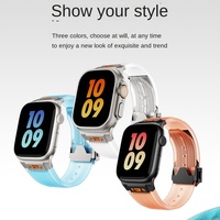 Correa de Reloj de Lujo de Silicona Líquida y Acero Inoxidable 316 para Ultra 49mm SE 44mm 42mm 38mm, Correa Transparente