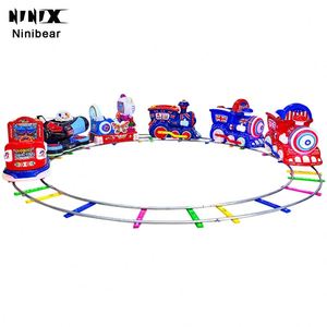New square Track Small Train Kids Electric Toys Large <b>Amusement</b> Equipment joy Track Children's Small Train Game <b>Machine</b> - Product Image 5