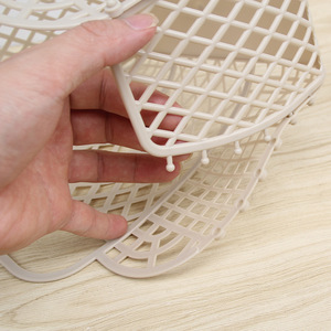 Cesto da <span class=keywords><strong>bagno</strong></span> in plastica a forma di diamante cesto di plastica per detriti di plastica cesto portaoggetti da <span class=keywords><strong>bagno</strong></span> - Product Image 5