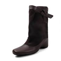 Bottes longues pour femmes, bottines moto et biker, chaussures femme, vente en gros