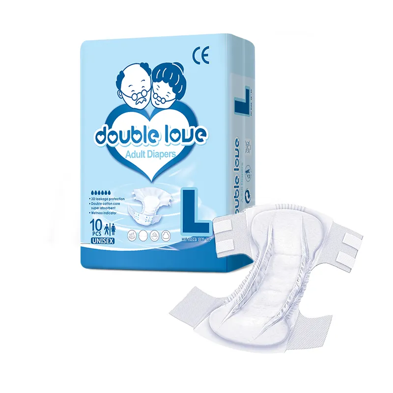 Oferta especial Pañales reutilizables para adultos Pañal de PVC para adultos Duro transpirable con cierre frontal