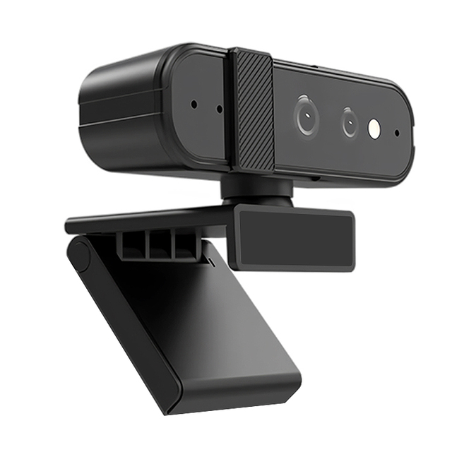360 Degree Full HD 1080P Web Camera with ENC Microphone Professional Webcam with Windows Hello for PC/Laptop/Desktop