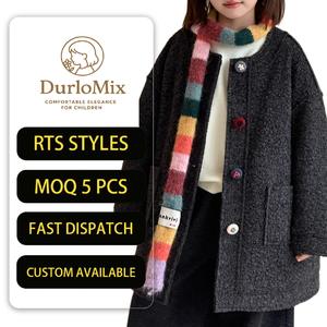 <span class=keywords><strong>Manteau</strong></span> long en fausse fourrure tissée pour filles, avec capuche, <span class=keywords><strong>chaud</strong></span> et mignon, style boutique, pour l'hiver des adolescentes - Product Image 1