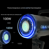 Lumière vidéo LED bicolore 100W éclairage de photographie avec kit d'éclairage vidéo Bowens Mount Lantern Softbox pour YouTube