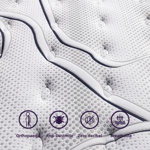 Rucas M08 Super Try alta calidad cómodo látex Natural bolsillo primavera colchón de espuma de memoria - Product Image 5