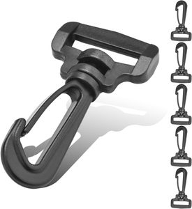 PCS <b>Plastic</b> Snap <b>Hook</b> Swivel Clip <b>Plastic</b> Rotary Webbing <b>Hooks</b> For Shoulder Bag Strap Backpack Keychains Purse Clasp - Product Image 1