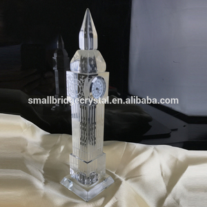 Small Bridge Wholesale Customization London <strong>Big</strong> Ben Souvenir Gifts 3d <strong>Crystal</strong> Building Model Sandblasting Glass <strong>Crystal</strong> Model - Product Image 4