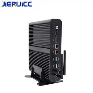 Dual HD Dual Gigabit LAN MINI PC I7 4650U 5500U Không Quạt Máy Tính Mini Win 10 4K HTPC Không Quạt I7 Desktop PC