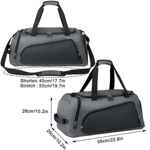 <span class=keywords><strong>Sac</strong></span> <span class=keywords><strong>de</strong></span> <span class=keywords><strong>sport</strong></span> léger et tendance, résistant à l'eau, avec fermeture éclair antivol, grande capacité, pliable, design <span class=keywords><strong>de</strong></span> voyage - Product Image 2