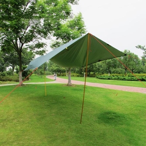 Bâche <span class=keywords><strong>télescopique</strong></span> réglable en aluminium, mât de tente pour le camping et les accessoires, corde élastique - Product Image 5