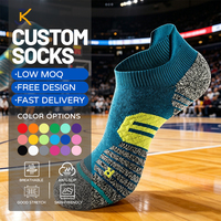 Chaussettes de sport en gros à séchage rapide, compression, épaisses, en tissu éponge, pour la course, le fitness et l'entraînement au basketball