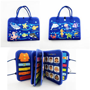 สินค้าดรอปชิปปี 2026 บอร์ดกิจกรรมยอดนิยม ของเล่นเสริมพัฒนาการแบบมอนเตสซอรี่ สำหรับเด็กอายุ 1-3 ปี ของเล่นสักหลาดเพื่อการศึกษาสำหรับเด็กเล็ก - Product Image 4