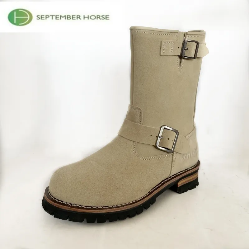 Durable GYW China Fabricante Cuero Woodland Botas