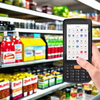 Dingdata R40H PDA portable durci Android 15 de 4 pouces avec caméra 13MP, Wi-Fi gratuit, 4 Go de mémoire CPU, pour utilisation par les coursiers et la gestion des stocks