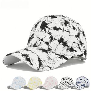 Fashion Tie-Dye Baseball <b>Cap</b> for Men <b>Women</b> Adjustable Snapback Hat with Casual Print, Ideal for Summer Outdoor & Daily Wear - Product Image 1