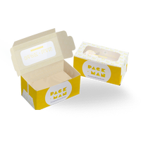 Boîte en papier d'emballage Takoyaki Macaron Donut, vente en gros