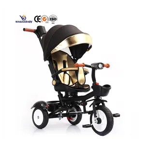 WQL güzel yeni bebek üç tekerlekli bisiklet 4-in-1 / 4 1 itme araba çocuklar üç tekerlekli bisiklet/bebekler için ucuz üç tekerlekli bisiklet