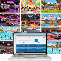 Sistem Pembayaran Tanpa Tunai yang Andal Pusat Hiburan Rumah Taman Trampolin Sistem Manajemen Arcade